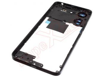 Carcasa frontal negra con NFC y lentes de cámaras para Xiaomi Redmi 13C 4G, 23100RN82L / Poco C65